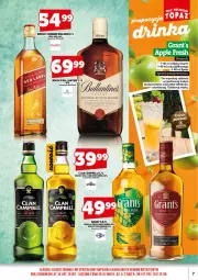 Gazetka promocyjna Topaz - Gazetka - Gazetka - ważna od 16.07 do 16.07.2025 - strona 9 - produkty: Sok, Gra, Tropical, Bell, Whisky, Ballantine's, Sprite, Lanki, Olej, Grant's
