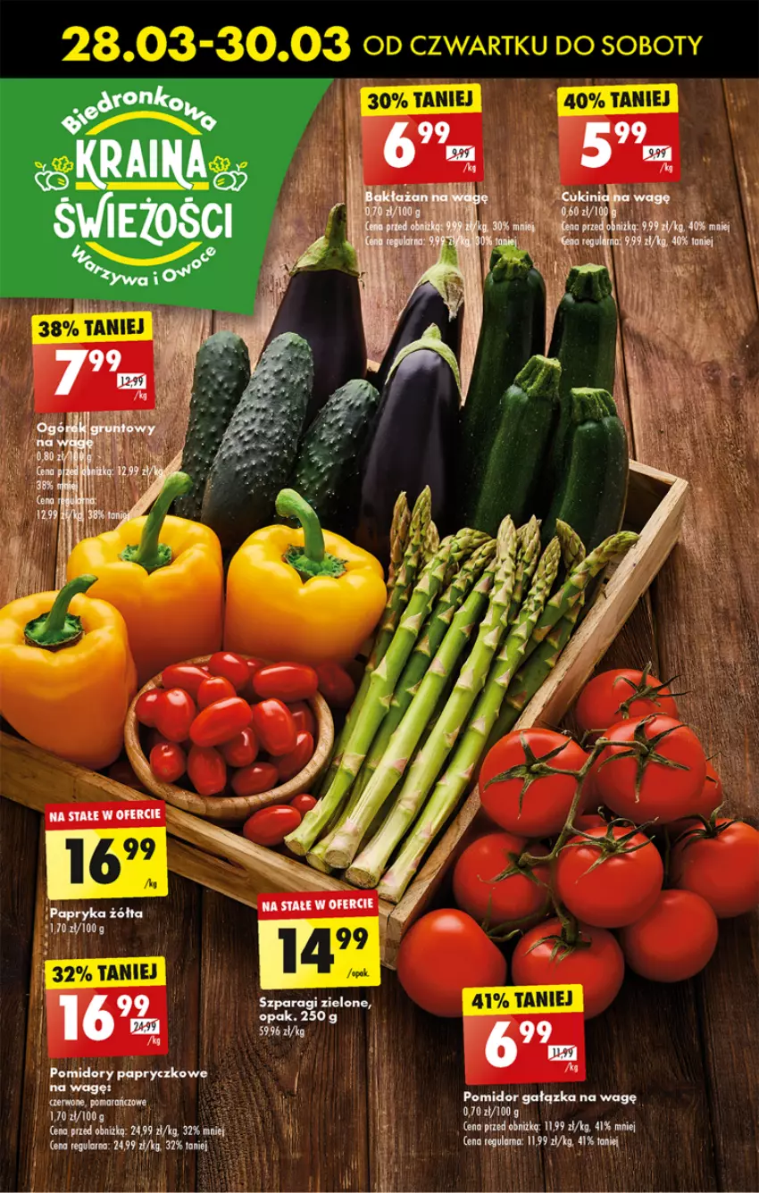 Gazetka promocyjna Biedronka - Od czwartku - ważna 28.03 do 03.04.2024 - strona 32 - produkty: Pomidory