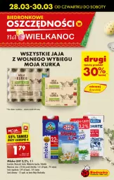 Gazetka promocyjna Biedronka - Od czwartku - Gazetka - ważna od 03.04 do 03.04.2024 - strona 9 - produkty: Ser, Jaja, Mlekovita, POLMLEK, Jaja z wolnego wybiegu, Mleko