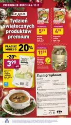 Gazetka promocyjna Aldi - Gazetka - ważna od 12.12 do 12.12.2021 - strona 12 - produkty: Piec, Pierogi, Cebula, Marchewka, Makaron, Warzywa, Sól, Por, Pietruszka, Grzyby, Zupa, Zlew, Sito, Tera, Laur, Przyprawy, Pieprz, Pieczarka, Kapustą, King’s Crown, Ziele angielskie, Boczniak