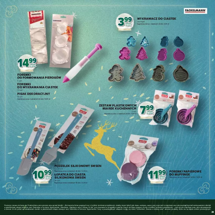 Gazetka promocyjna Stokrotka - Katalog Boże Narodzenie! - ważna 11.12 do 29.12.2025 - strona 29 - produkty: Foremki, Mięso, Owoce, Papier, Stek, Warzywa