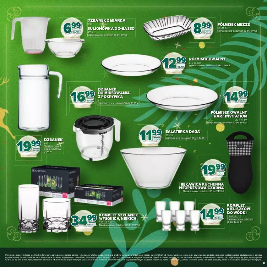 Gazetka promocyjna Stokrotka - Katalog Boże Narodzenie! - ważna 11.12 do 29.12.2025 - strona 31 - produkty: Bulion, Dzbanek, Lion, Mięso, Owoce, Rękawica kuchenna, Salaterka, Sok, Warzywa