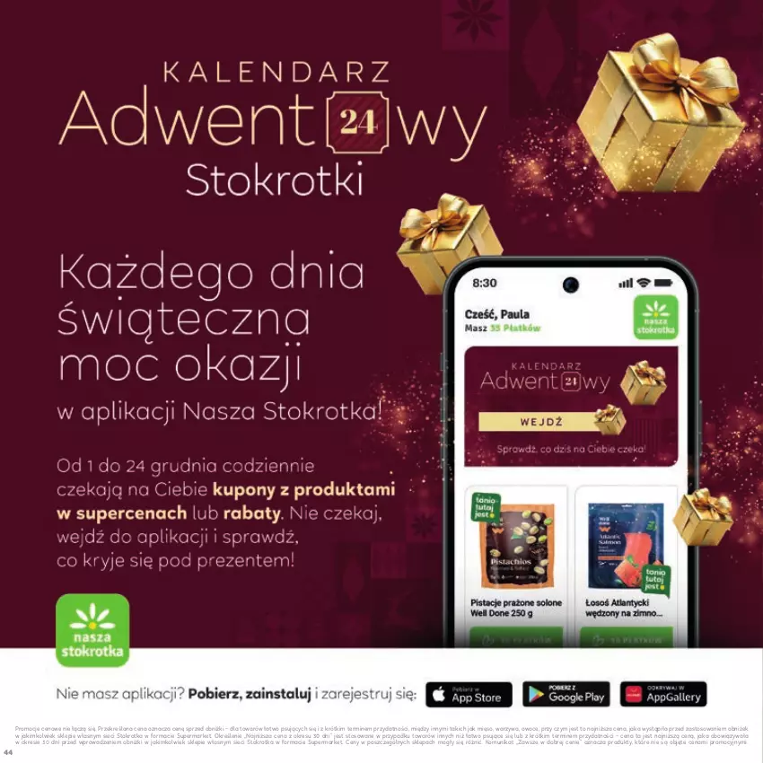 Gazetka promocyjna Stokrotka - Katalog Boże Narodzenie! - ważna 11.12 do 29.12.2025 - strona 44 - produkty: Mięso, Owoce, Warzywa