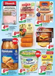 Gazetka promocyjna Dino - Gazetka - Gazetka - ważna od 15.11 do 15.11.2022 - strona 16 - produkty: Kurczak, Sałatka, Sos, Sok, Mus, Salami, Szynka wieprzowa, Krokiety, Parówki, Dega, Sałatka warzywna, Sałat, Szynka, Tarczyński, Burger, Olewnik, Lisner, Fa