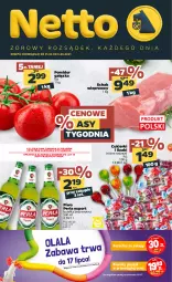 Gazetka promocyjna Netto - Gazetka - ważna od 05.06 do 05.06.2021 - strona 1 - produkty: Piwa, Piwo, Por, Gra, Cukier, Perła, Schab wieprzowy, Cukierki, Lizaki, Pluszak