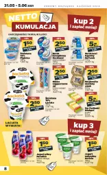 Gazetka promocyjna Netto - Gazetka - ważna od 05.06 do 05.06.2021 - strona 8 - produkty: Jogurt naturalny, Ser, Smakowita, Piątnica, Jogurt, Activia, Serek kanapkowy, Serek, Podlaski, Hochland, NaTurek, Mleko zagęszczone, Jogurt pitny, Mleko