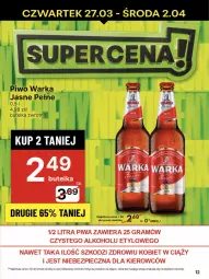 Gazetka promocyjna Delikatesy Centrum - NOWA GAZETKA Delikatesy Centrum od 27 marca! 27.03-2.04.2025 - Gazetka - ważna od 02.04 do 02.04.2025 - strona 12 - produkty: Piwa, Piec, Gra, Warka