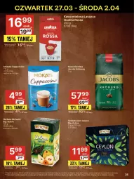 Gazetka promocyjna Delikatesy Centrum - NOWA GAZETKA Delikatesy Centrum od 27 marca! 27.03-2.04.2025 - Gazetka - ważna od 02.04 do 02.04.2025 - strona 35 - produkty: Rum, Pur, Kawa ziarnista, Kawa mielona, Kawa, Lavazza, Cappuccino, Herbata