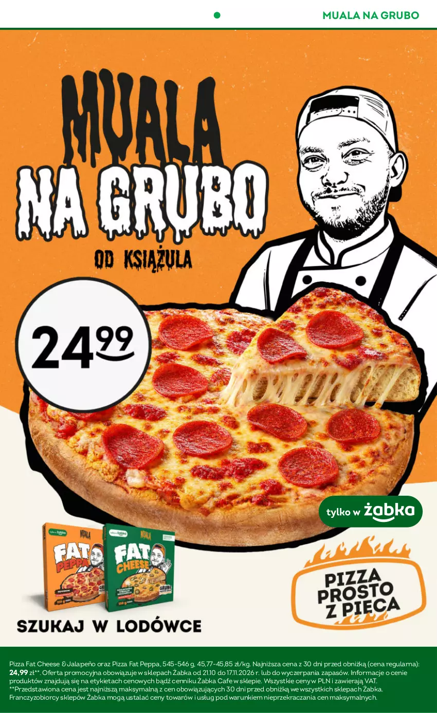 Gazetka promocyjna Żabka - gazetka-promocyjna-43-44-2026 - ważna 21.10 do 03.11.2026 - strona 13 - produkty: Fa, Pizza