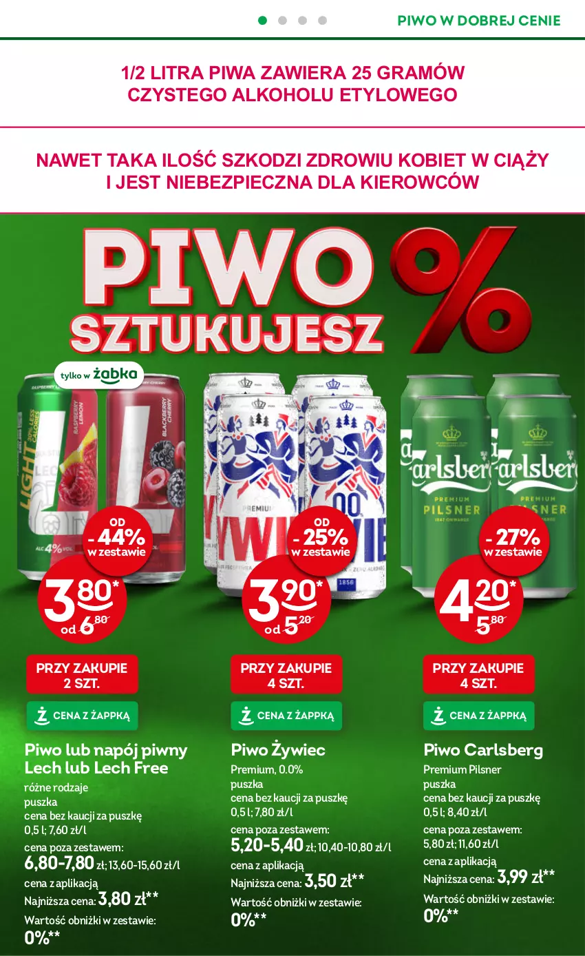Gazetka promocyjna Żabka - gazetka-promocyjna-43-44-2026 - ważna 21.10 do 03.11.2026 - strona 38 - produkty: Carlsberg, Gra, Napój, Piec, Piwa, Piwo