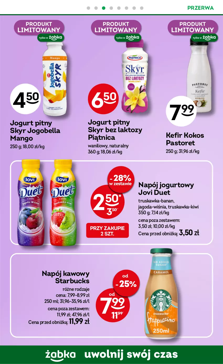 Gazetka promocyjna Żabka - gazetka-promocyjna-43-44-2026 - ważna 21.10 do 03.11.2026 - strona 48 - produkty: Astor, Bell, Bella, Jogobella, Jogurt, Jogurt pitny, Kefir, Kiwi, Kokos, Mango, Napój, Napój jogurtowy, Piątnica