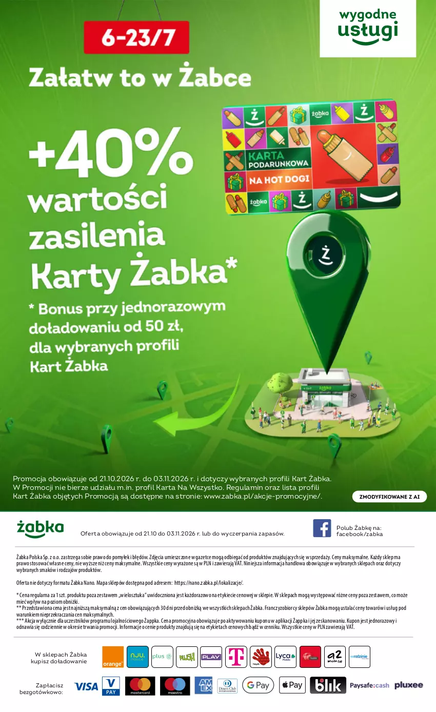 Gazetka promocyjna Żabka - gazetka-promocyjna-43-44-2026 - ważna 21.10 do 03.11.2026 - strona 72 - produkty: Dres, Fa, Gra