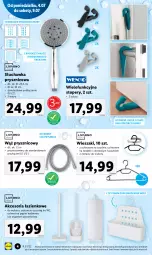 Gazetka promocyjna Lidl - GAZETKA - Gazetka - ważna od 09.07 do 09.07.2022 - strona 4 - produkty: Słuchawka prysznicowa, Top, Sok, Rum, Papier, Wieszak, Organizer, Papier toaletowy, Haczyk, Spodnie, Drzwi