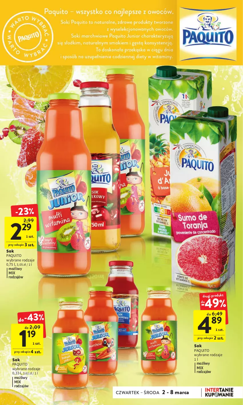 Gazetka promocyjna Intermarche - Gazetka Intermarche - ważna 02.03 do 08.03.2023 - strona 31 - produkty: Sok