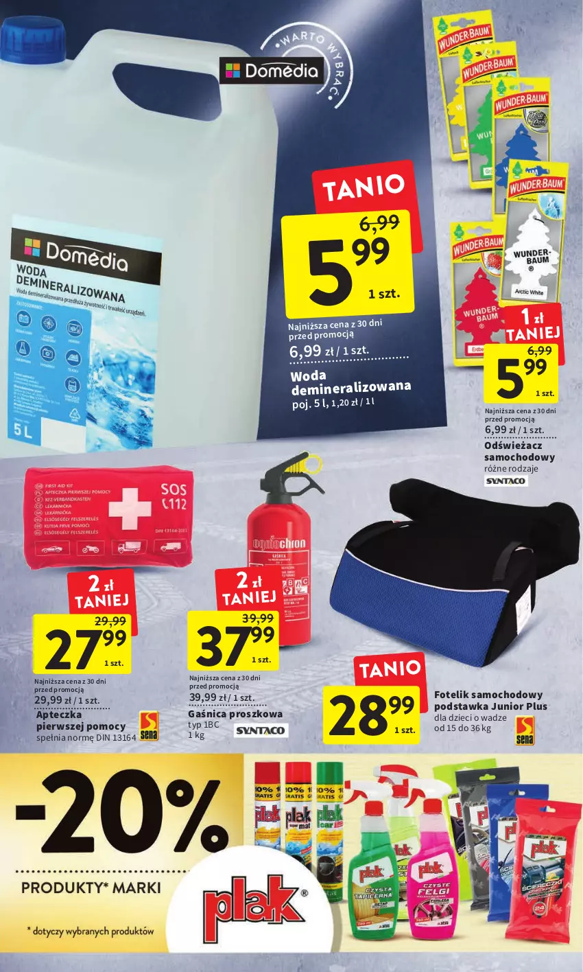 Gazetka promocyjna Intermarche - Gazetka Intermarche - ważna 02.03 do 08.03.2023 - strona 37 - produkty: Dzieci, Fotel, Fotelik, Fotelik samochodowy, Gaśnica, Woda