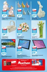 Gazetka promocyjna Auchan - Skarbonka #11 - Gazetka - ważna od 24.03 do 24.03.2021 - strona 4 - produkty: LED TV, Gry, Tablet, Clin, Kosz, Królik, Huawei, Procesor, Bateria