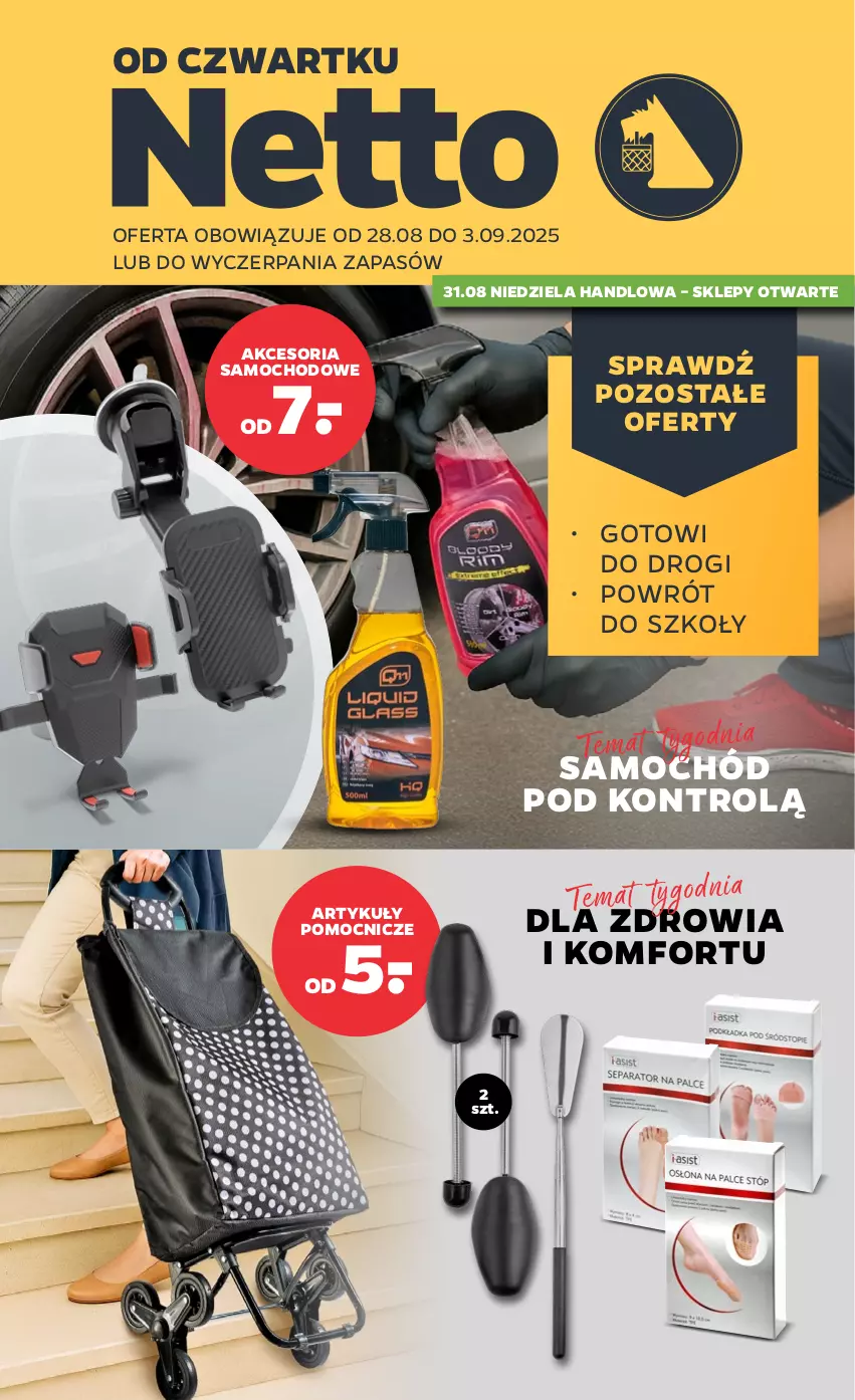 Gazetka promocyjna Netto - Od Czwartku Przemysłowa - ważna 28.08 do 03.09.2025 - strona 1 - produkty: Samochód