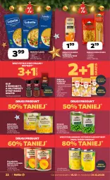 Gazetka promocyjna Netto - Od Poniedziałku - Gazetka - ważna od 21.12 do 21.12.2025 - strona 22 - produkty: Lubella, Makaron, Prymat, Ser, Mus, Gra, Bell, Kukurydza konserwowa, Ananas, Przyprawy, Spaghetti, Syrop, Brzoskwinie, Bella, Groszek, Kukurydza