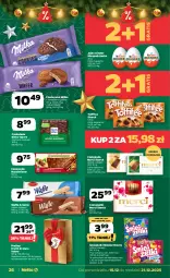 Gazetka promocyjna Netto - Od Poniedziałku - Gazetka - ważna od 21.12 do 21.12.2025 - strona 26 - produkty: Ser, Por, Gra, Praliny, Sati, Wafle, Sport, Czekolada, Toffifee, Ritter Sport, Merci, Kinder, Milka, Nimm2