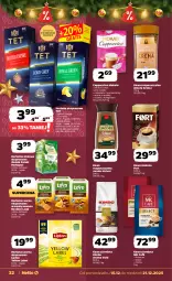 Gazetka promocyjna Netto - Od Poniedziałku - Gazetka - ważna od 21.12 do 21.12.2025 - strona 32 - produkty: Kawa rozpuszczalna, Acer, Kolagen, Kawa ziarnista, Róża, Brit, Kawa mielona, Kawa, Herbata czarna, Velvet, Loyd, Lipton, Czekolada, Jacobs Velvet, Cappuccino, Jacobs, Herbata, Herbapol