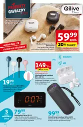 Gazetka promocyjna Auchan - Gazetka Qilive BY AUCHANLAB Hipermarket Auchan - Gazetka - ważna od 13.09 do 13.09.2023 - strona 6 - produkty: Radiobudzik, Top, Słuchawki, Głośnik, Budzik, Słuchawki bezprzewodowe