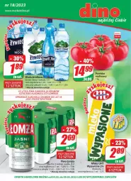 Gazetka promocyjna Dino - Gazetka 18 - Gazetka - ważna od 09.05 do 09.05.2023 - strona 1 - produkty: Piwa, Piwo, Pur, Gra, Mlekovita, Pomidor malinowy, Mleko, Fa