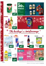 Gazetka promocyjna Carrefour - Gazetka Carrefour - Gazetka - ważna od 19.12 do 19.12.2021 - strona 18 - produkty: Chrzan, Hoop, Krakus, Sos, Sok, Ser, Napój energetyczny, Red Bull, Kukurydza konserwowa, Bonduelle, Paola, LANA, Sok jabłkowy, Syrop, Oshee, Wosana, Woda, Napój, Kukurydza, Hellmann’s, Hortex