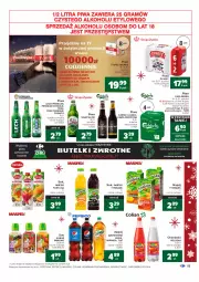 Gazetka promocyjna Carrefour - Gazetka Carrefour - Gazetka - ważna od 19.12 do 19.12.2021 - strona 19 - produkty: Piwa, Piwo, Sok, Gra, 7up, Namysłów, Mirinda, Kawa, Kosz, Tyskie, Pepsi, Fortuna, Carlsberg, Oranżada, Hellena, Napój gazowany, Tymbark, Kubuś, Karmi, Napój, Nektar, Lech Premium