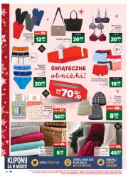 Gazetka promocyjna Carrefour - Gazetka Carrefour - Gazetka - ważna od 19.12 do 19.12.2021 - strona 26 - produkty: Torebka, Ser, Koc, Pościel, Szorty, Biustonosz, Czapka, Slipy, Ręcznik, Dzieci, Komplet pościeli, Bokserki, Fa