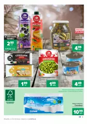 Gazetka promocyjna Carrefour - Gazetka Carrefour - Gazetka - ważna od 19.12 do 19.12.2021 - strona 9 - produkty: Ser, Papier, Ogórki konserwowe, Kawa, Kosz, Papier toaletowy, Fortuna, Czekolada mleczna, Czekolada, Tuńczyk, Groszek, Nektar