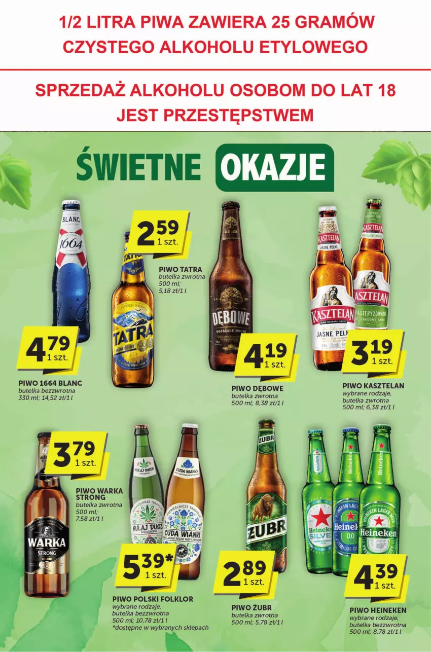 Gazetka promocyjna ABC - ważna 09.01 do 21.01.2025 - strona 24 - produkty: Gra, Heineken, Kasztelan, Piwa, Piwo, Tatra, Warka