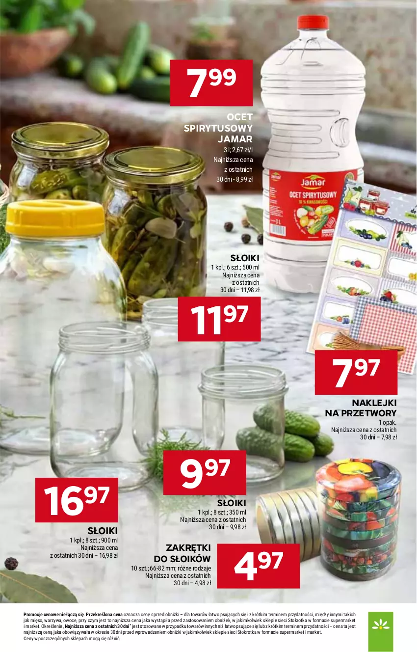 Gazetka promocyjna Stokrotka - Supermarket - ważna 11.06 do 17.06.2026 - strona 9 - produkty: Klej, Mięso, Ocet, Owoce, Warzywa