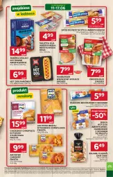 Gazetka promocyjna Stokrotka - Supermarket - Gazetka - ważna od 17.06 do 17.06.2026 - strona 35 - produkty: Kurczak, Sałatka, Warzywa, Frosta, Ser, Hot dog, Hamburger, Spód do pizzy, Bułeczki, Dega, Sałat, Sezam, Optima, Burger, Morliny, Dan Cake, Owoce, Mintaj, Bułka, Mięso