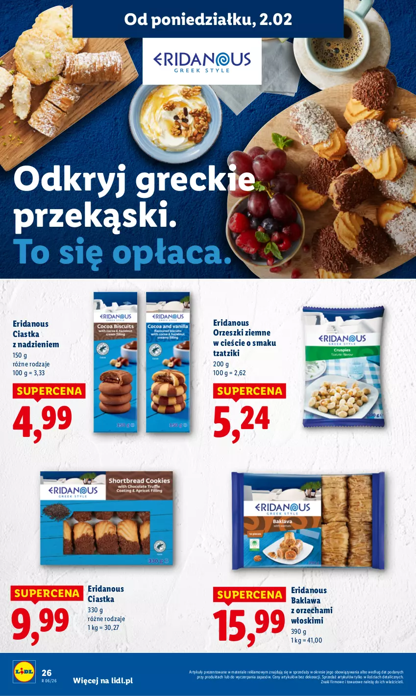 Gazetka promocyjna Lidl - GAZETKA - ważna 02.02 do 04.02.2026 - strona 26 - produkty: Ciastka, Orzeszki, Orzeszki ziemne