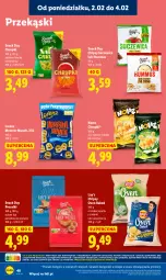 Gazetka promocyjna Lidl - GAZETKA - Gazetka - ważna od 04.02 do 04.02.2026 - strona 48 - produkty: Ketchup, Hummus, Ser, Mus, Jogurt, Chipsy, Chrupki, Camembert, Lorenz, Monster Munch, Precelki, Lay’s