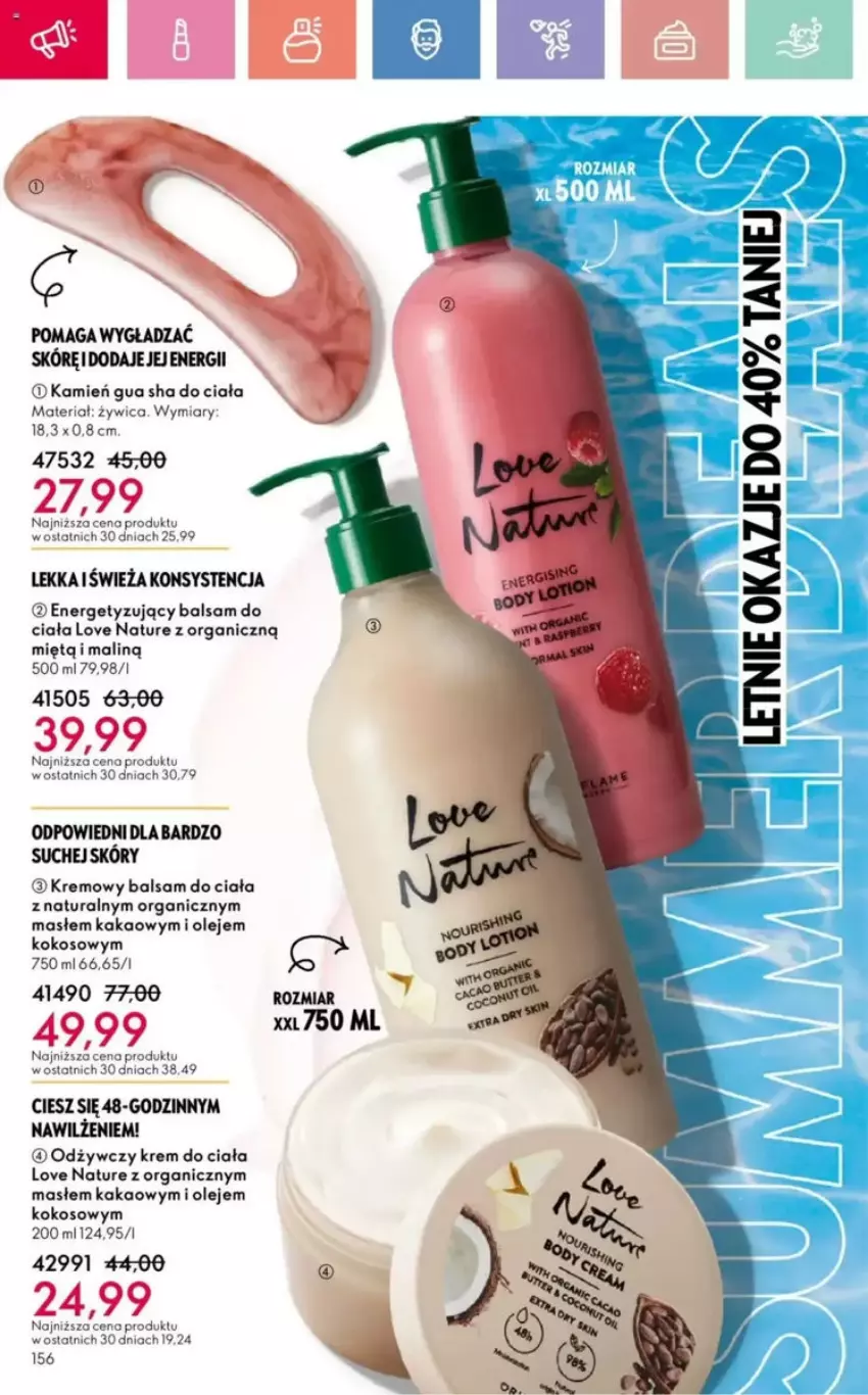 Gazetka promocyjna Oriflame - ważna 25.05 do 14.06.2025 - strona 110 - produkty: Balsam do ciała, Kakao, Kokos, Krem do ciała, Love Nature, Olej