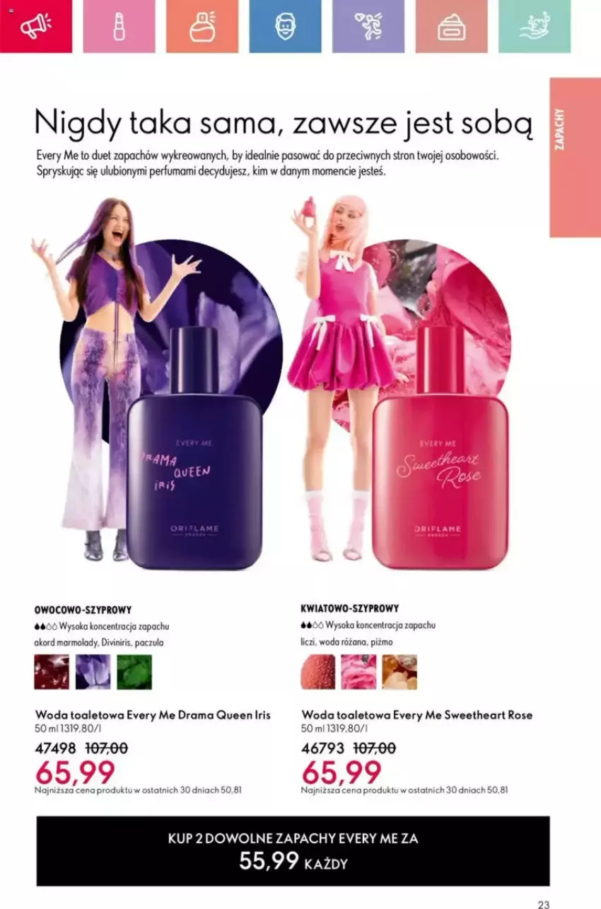 Gazetka promocyjna Oriflame - ważna 25.05 do 14.06.2025 - strona 119 - produkty: Liczi, Mola, Rama, Róża, Sok, Woda, Woda toaletowa