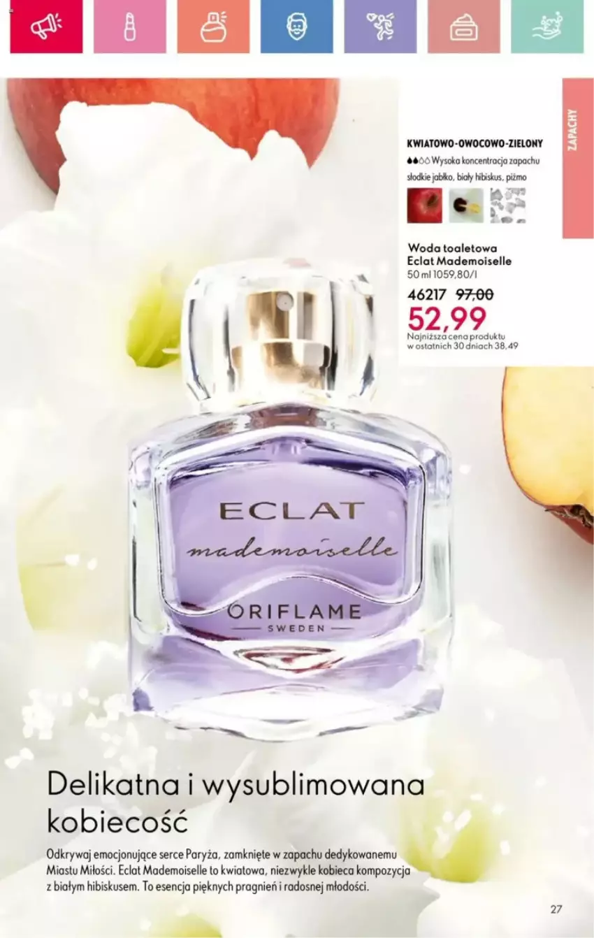 Gazetka promocyjna Oriflame - ważna 25.05 do 14.06.2025 - strona 125 - produkty: Eclat, Hibiskus, Ryż, Ser, Sok, Woda, Woda toaletowa