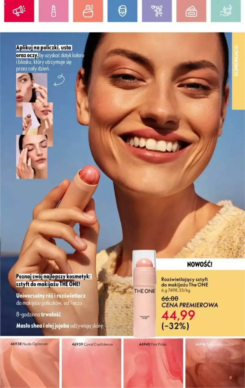 Gazetka promocyjna Oriflame - ważna 25.05 do 14.06.2025 - strona 13 - produkty: Makijaż, The ONE