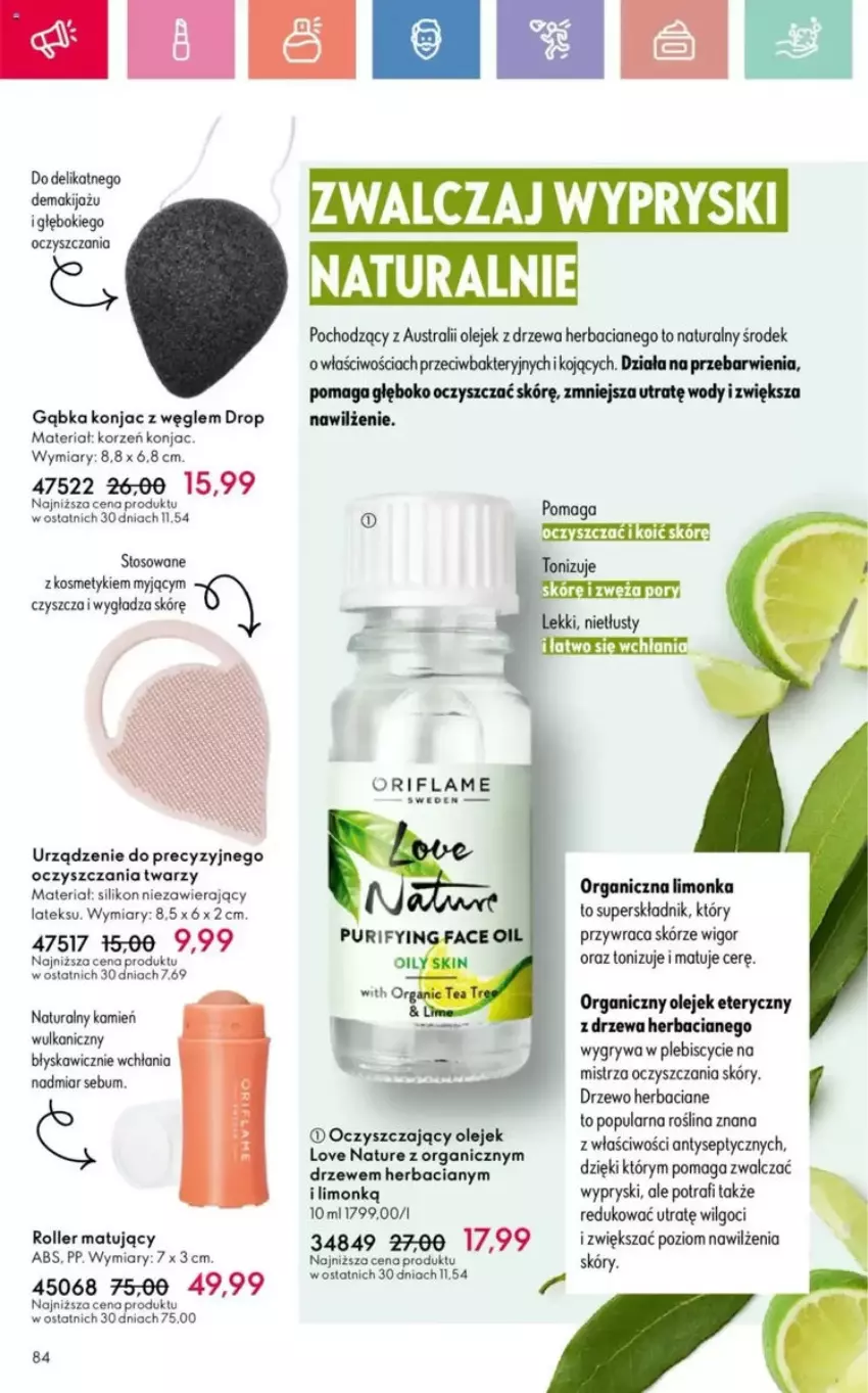 Gazetka promocyjna Oriflame - ważna 25.05 do 14.06.2025 - strona 14 - produkty: Gry, LG, Limonka, Love Nature, Makijaż, Olej, Olejek eteryczny, Oriflame, Roller