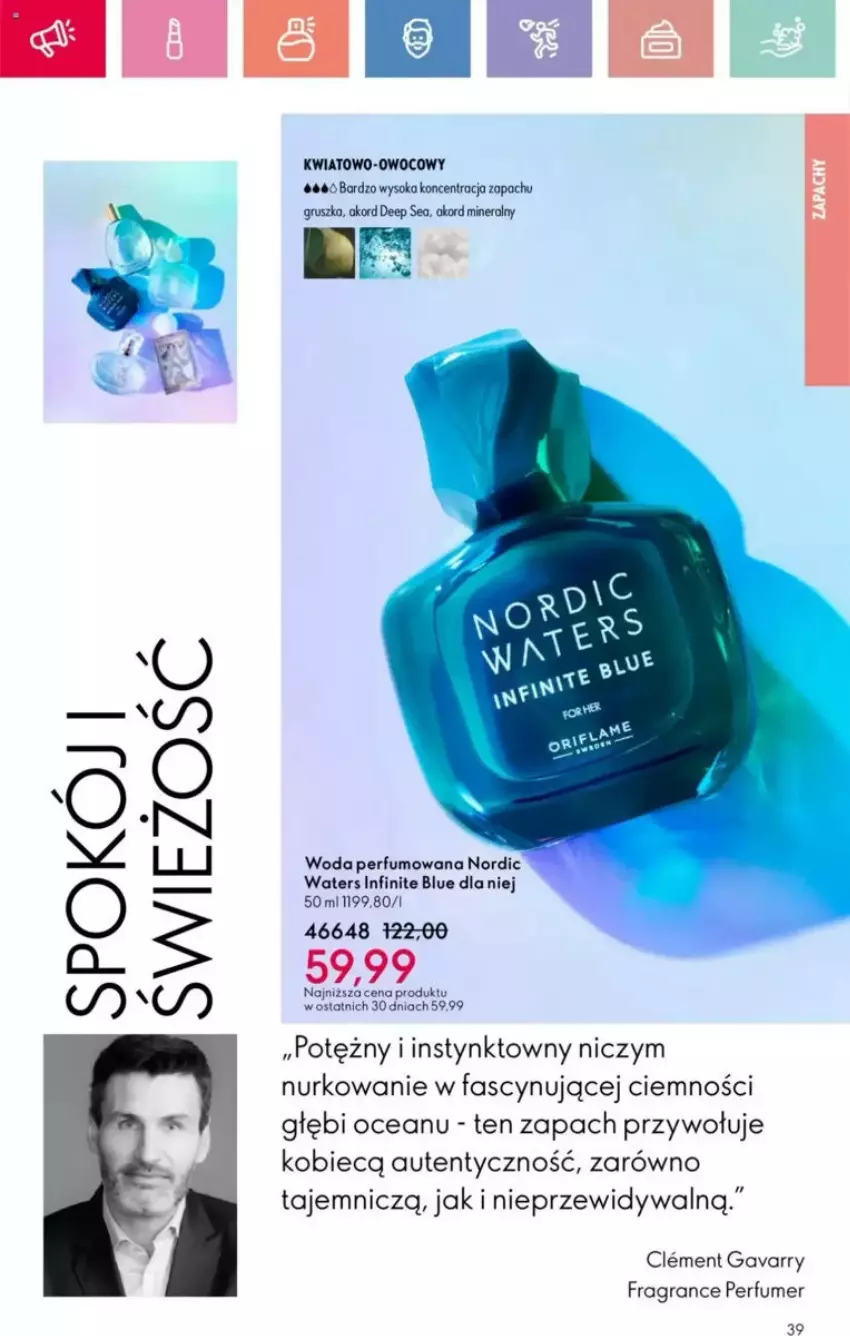 Gazetka promocyjna Oriflame - ważna 25.05 do 14.06.2025 - strona 142 - produkty: Fa, Gra, Perfum, Sok, Woda, Woda perfumowana