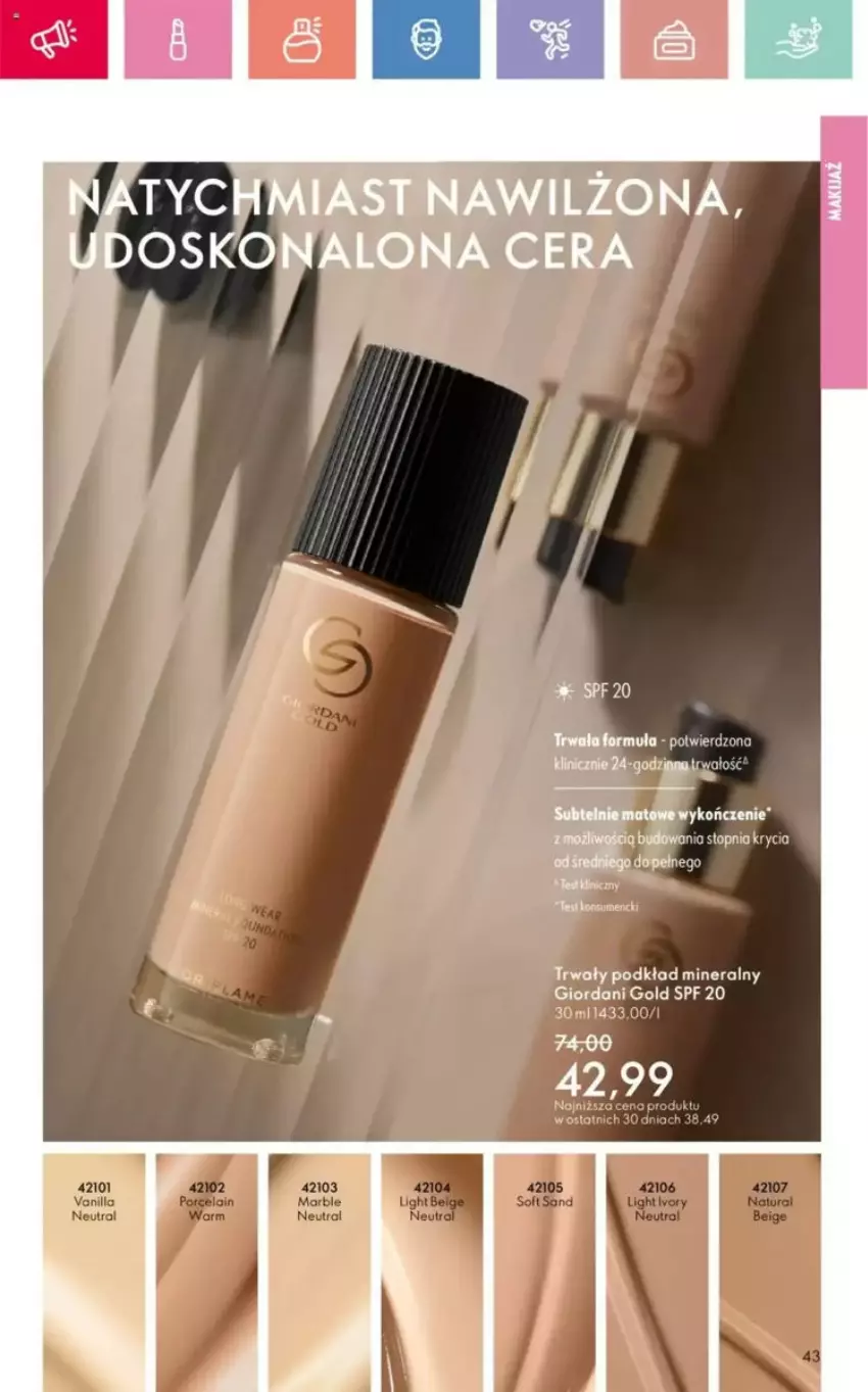Gazetka promocyjna Oriflame - ważna 25.05 do 14.06.2025 - strona 147 - produkty: Podkład, Por