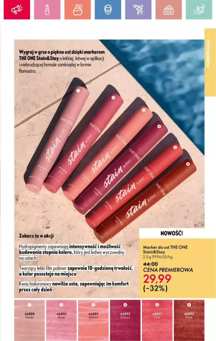 Gazetka promocyjna Oriflame - ważna 25.05 do 14.06.2025 - strona 156 - produkty: Gra, Marker, Mule, The ONE, Top