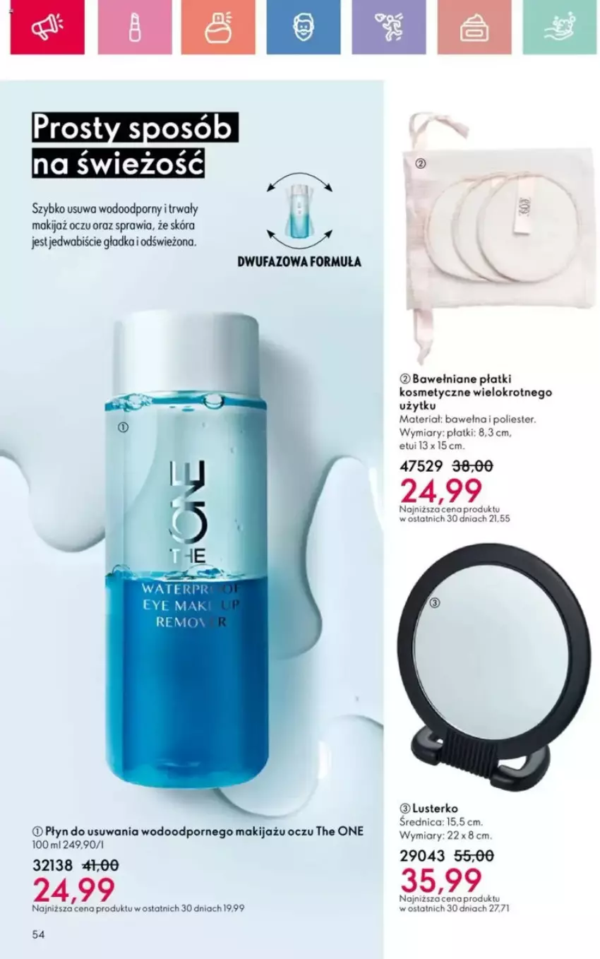 Gazetka promocyjna Oriflame - ważna 25.05 do 14.06.2025 - strona 165 - produkty: Fa, Koc, Makijaż, Płatki kosmetyczne, Por, The ONE, Wełna