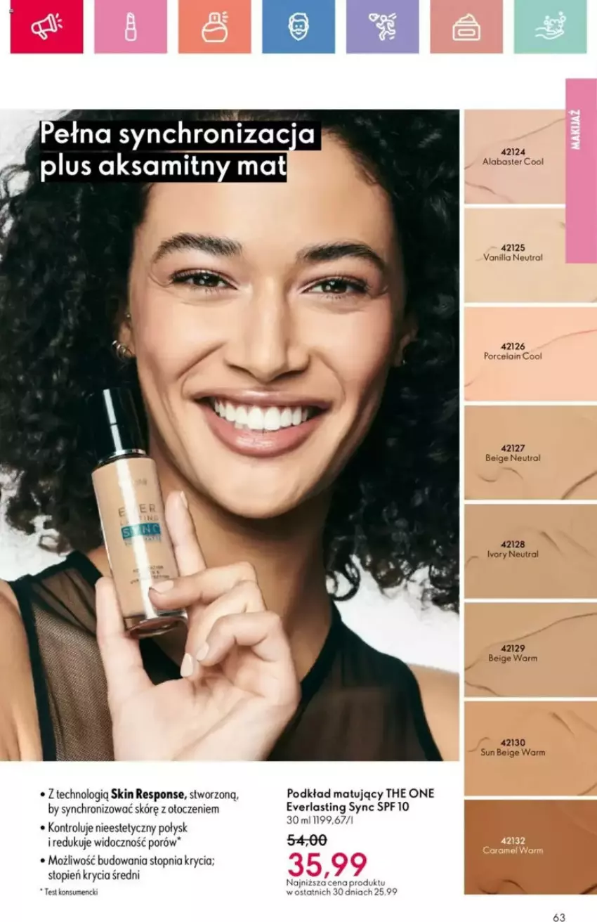 Gazetka promocyjna Oriflame - ważna 25.05 do 14.06.2025 - strona 179 - produkty: Fa, Podkład, Podkład matujący, Por, The ONE, Top