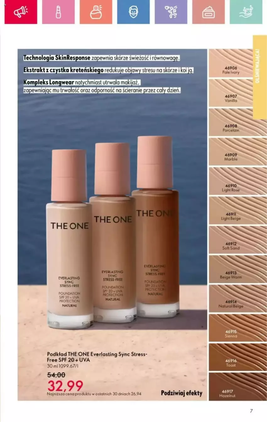 Gazetka promocyjna Oriflame - ważna 25.05 do 14.06.2025 - strona 189 - produkty: Podkład, Por, The ONE