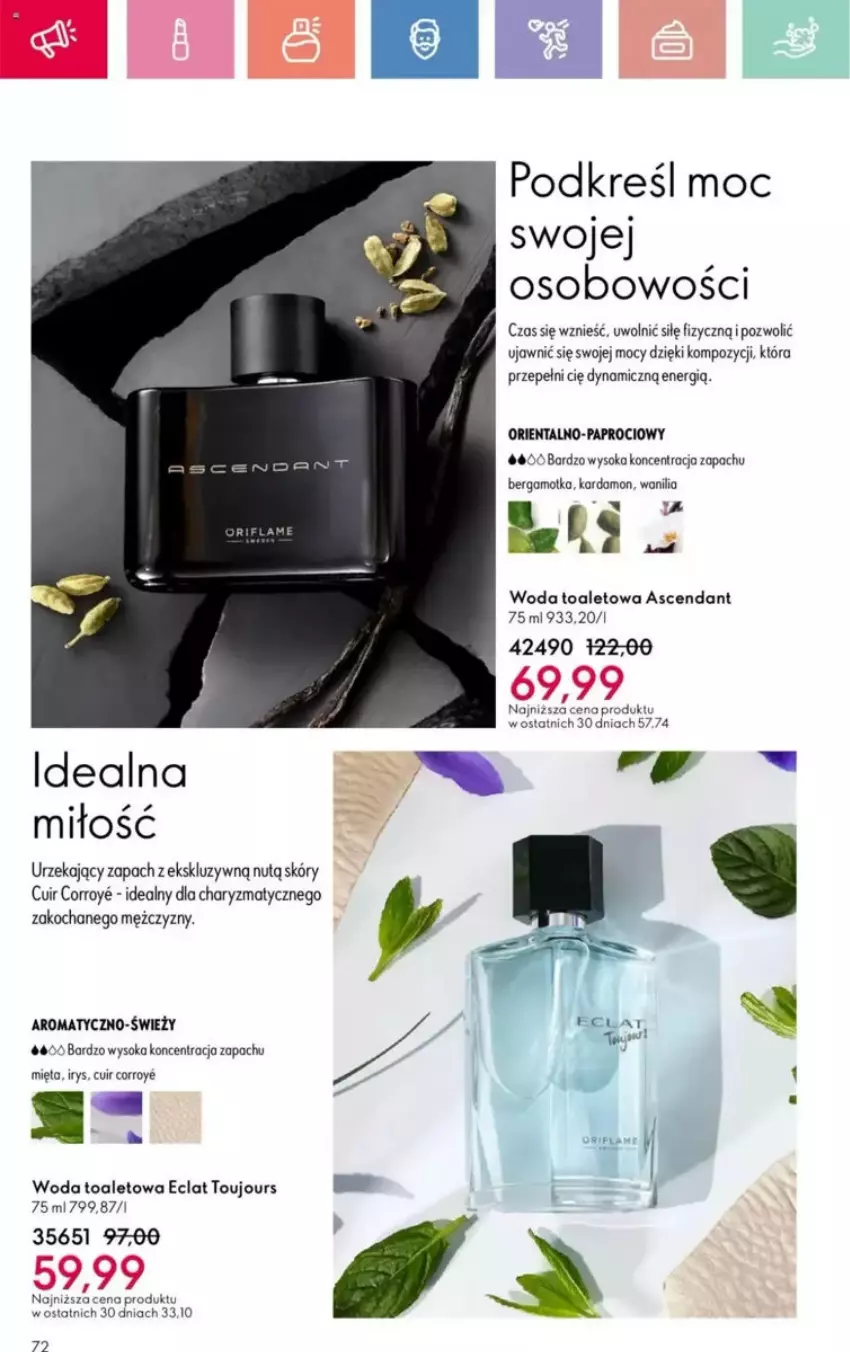 Gazetka promocyjna Oriflame - ważna 25.05 do 14.06.2025 - strona 192 - produkty: Eclat, Koc, Mięta, Sok, Woda, Woda toaletowa