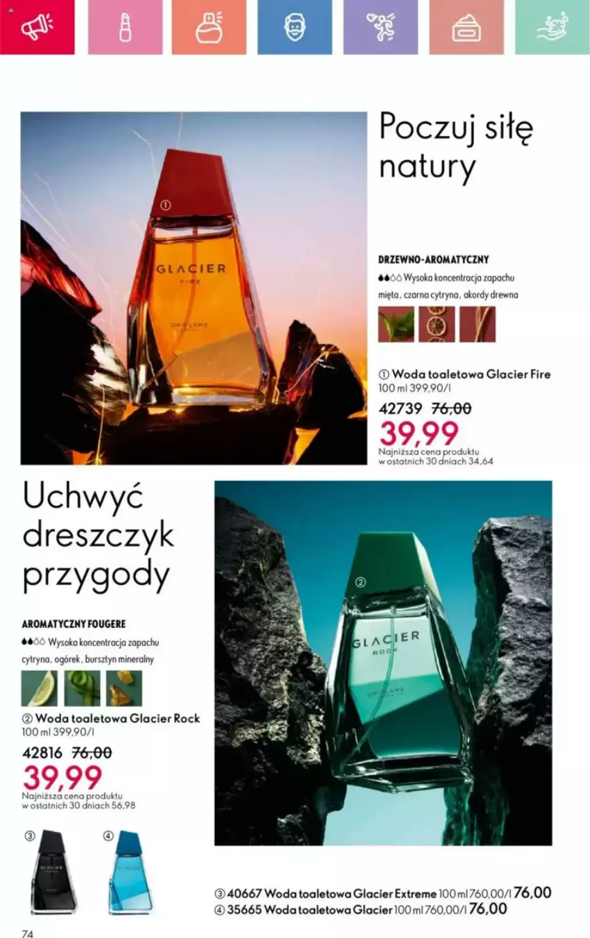 Gazetka promocyjna Oriflame - ważna 25.05 do 14.06.2025 - strona 195 - produkty: Bursztyn, Dres, Fa, Mięta, Ogórek, Sok, Woda, Woda toaletowa