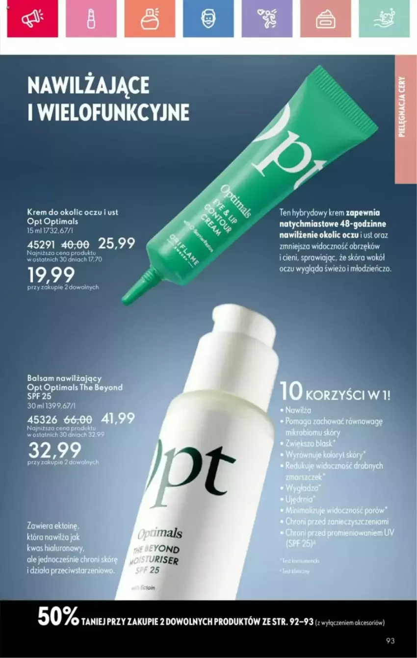 Gazetka promocyjna Oriflame - ważna 25.05 do 14.06.2025 - strona 27 - produkty: Optima, Optimals