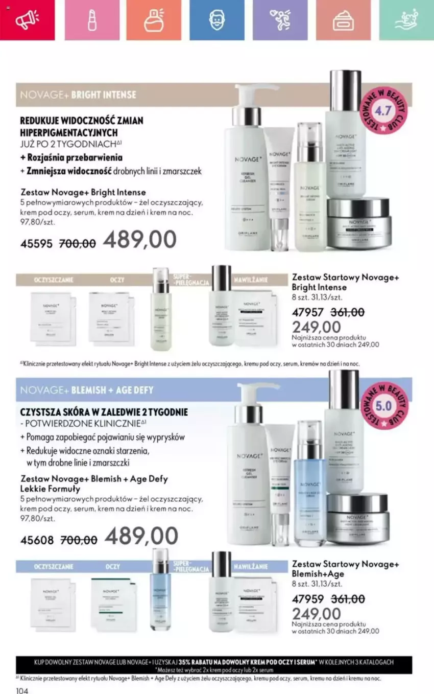 Gazetka promocyjna Oriflame - ważna 25.05 do 14.06.2025 - strona 43 - produkty: Fa, Krem na dzień, Krem na noc, Krem pod oczy, Mars, NovAge, Rum, Ser, Serum
